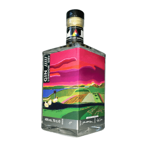 Machair Stripes by Yasmin Davidson for MAD Modern Art Distillery 70cl London Dry Gin 'Land' - MAD Modern Art Distillery